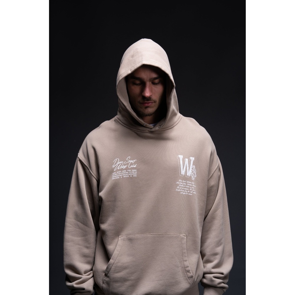 Darc Sport Our Mark Pierce Hoodie Taupe Size Large NWT - Picture 5 of 5